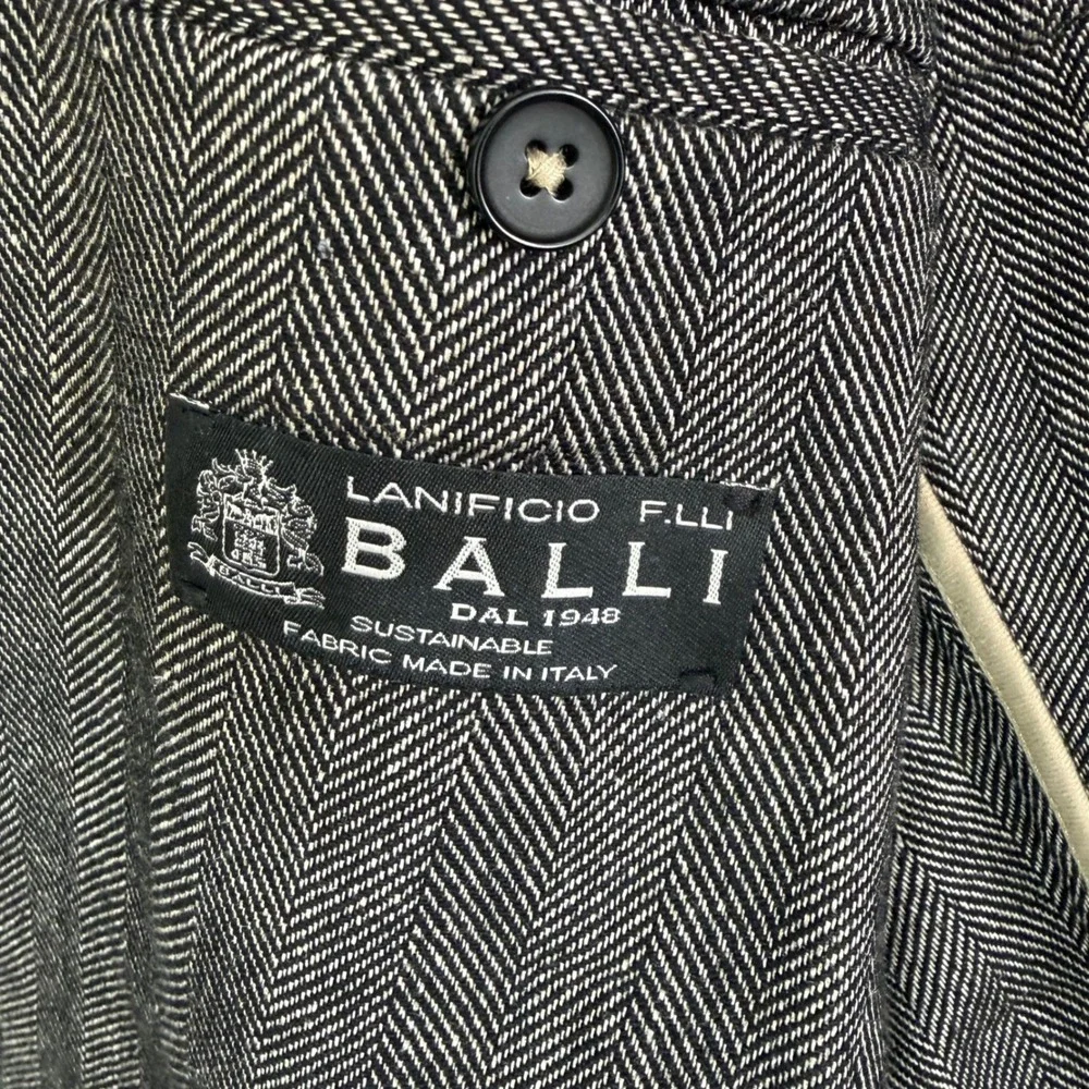 Banana Republic Blazer 38R Slim Lanificio F.Lli Balli‎ Linen Wool Unstructured